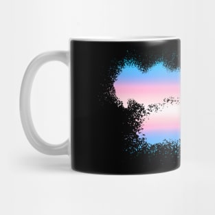 Transgender Paint Smudge Minimalism Mug